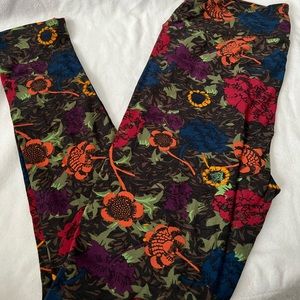 LuLaRoe Leggings, Flower Pattern